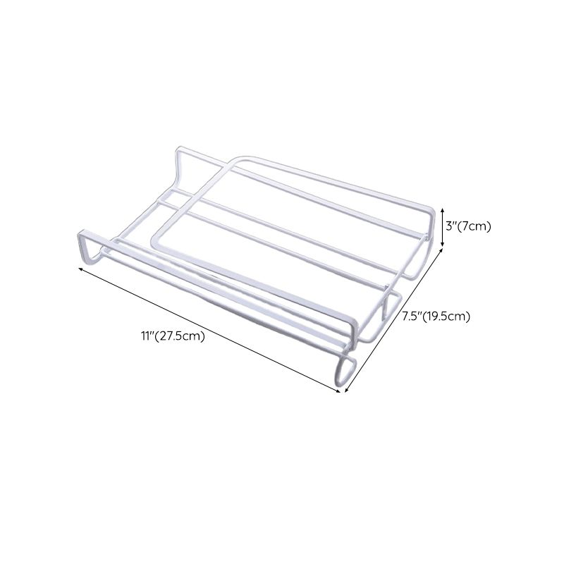 Porte-verre en verre en métal contemporain et stemware suspendu en verre de vin suspendu pour cuisine