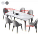 4 Legs Dining Site Table Contemporary Style Stone Dinette Table for Home Clearhalo ' dining_table' 'Dining Tables & Seating' 'Dining Tables' 'furn' 'furn_dining_table' 'Furniture' 'furniture_dining_table' 'Kitchen & Dining Furniture' 'kitchen&dining_furn' 'kitchen' 'kitchen_dining_table' 1200x1200_d9c0c8ed-9b31-487f-9c37-1478462a0f3c