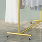 Silver/Gold Free Standing Hall Tree Contemporary Hall Stand for Living Room