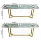 Metal Traditional Luxury Rectangle Indoor Table Sintered Stone Table with Trestle Clearhalo ' dining_table' 'Dining Tables & Seating' 'Dining Tables' 'furn' 'furn_dining_table' 'Furniture' 'furniture_dining_table' 'Kitchen & Dining Furniture' 'kitchen&dining_furn' 'kitchen' 'kitchen_dining_table' 1200x1200_d9c101b0-1be2-4d8a-b8dd-e5daa0d2076c