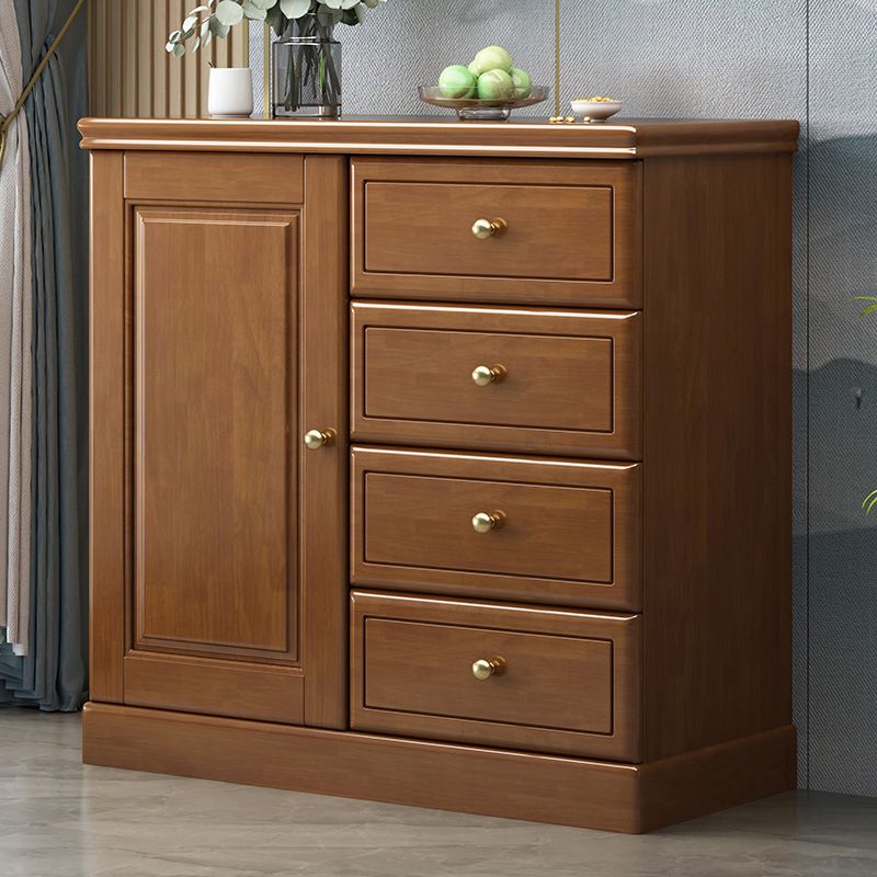 Contemporary Rectangle 1 - Door Standard with Drawer Bar Pulls Chest