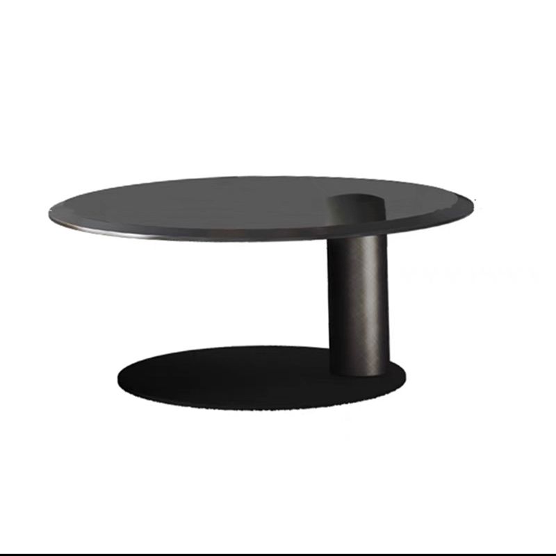 Tavolino rotondo in noce in legno in legno in stile moderno/tavolino rotondo