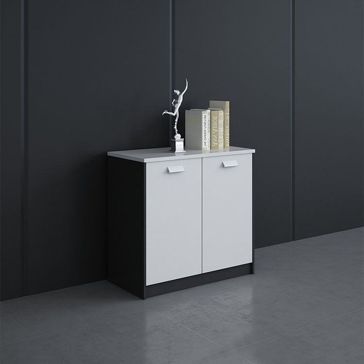 Archivo de madera de archivos laterales de estilo nórdico para la oficina en casa