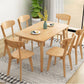 Simplicity Rectangle Dining Table Oak Solid Wood Table with 4 Legs for Dining Room Clearhalo ' dining_table' 'Dining Tables & Seating' 'Dining Tables' 'furn' 'furn_dining_table' 'Furniture' 'furniture_dining_table' 'Kitchen & Dining Furniture' 'kitchen&dining_furn' 'kitchen' 'kitchen_dining_table' 1200x1200_d9ce5e3a-04d1-4269-83ec-dc86af260d9a