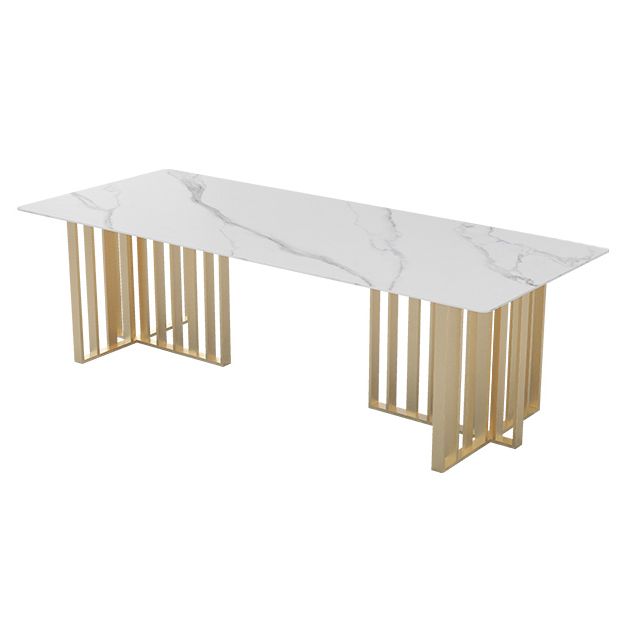 Industrial Style Writing Desk Rectangular Sintered Stone Office Desk without Chair Clearhalo 'furn' 'furn_office_desk' 'Furniture' 'Office Desks' 'Office Furniture' 'office_desk' 1200x1200_d9cf11f7-b2ad-4771-8677-8a8554bd6918