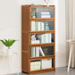 Modern Bamboo Barrister Bookcase Closed Back Bookcase for Home Office Clearhalo 'Bookcases' 'furn' 'furn_bookcases' 'Furniture' 'furniture_bookcases' 'kitchen' 'kitchen_bookcases' 'Living Room Furniture' 'Office Furniture' 1200x1200_d9d26286-700b-4375-a9de-1a3b22a95149