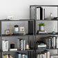Modern Style Metal Bookshelf Black Open Back Bookcase for Home Office Clearhalo 'Bookcases' 'furn' 'furn_bookcases' 'Furniture' 'Office Furniture' 1200x1200_d9d3b521-addb-4cfa-8421-2b4e22f1a529