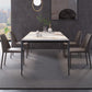 Metal Base Rectangle Dining Table Sintered Stone Table with 4 Legs Clearhalo 'Dining Tables & Seating' 'Dining Tables' 'dining_table' 'Furniture' 'furniture_dining_table' 'Kitchen & Dining Furniture' 'kitchen' 'kitchen_dining_table' 1200x1200_d9d561a9-089f-481c-a9a4-cd453537a6e9