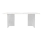Stone Top Dining Table Contemporary Rectangle Dining Table with Double Pedestal Base Clearhalo ' dining_table' 'Dining Tables & Seating' 'Dining Tables' 'furn' 'furn_dining_table' 'Furniture' 'furniture_dining_table' 'Kitchen & Dining Furniture' 'kitchen&dining_furn' 'kitchen' 'kitchen_dining_table' 1200x1200_d9d68f01-9475-4056-8550-3cc1487ca822