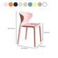 Contemporary Indoor Plastic Wingback Stackable Armless Dining Side Chair Clearhalo 'Dining Chairs' 'Dining Tables & Seating' 'dining_chair' 'furn' 'furn_dining_chair' 'Furniture' 'Kitchen & Dining Furniture' 1200x1200_d9d6cbcf-fcd3-4723-b563-f2ced8f4d8a3
