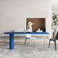Pine Solid Wood Dining Table Contemporary Dining Table with Double Pedestal Clearhalo 'Dining Tables & Seating' 'Dining Tables' 'dining_table' 'furn' 'furn_dining_table' 'Furniture' 'Kitchen & Dining Furniture' 1200x1200_d9d9db1d-9633-4fe3-abb9-b919e019bcbc