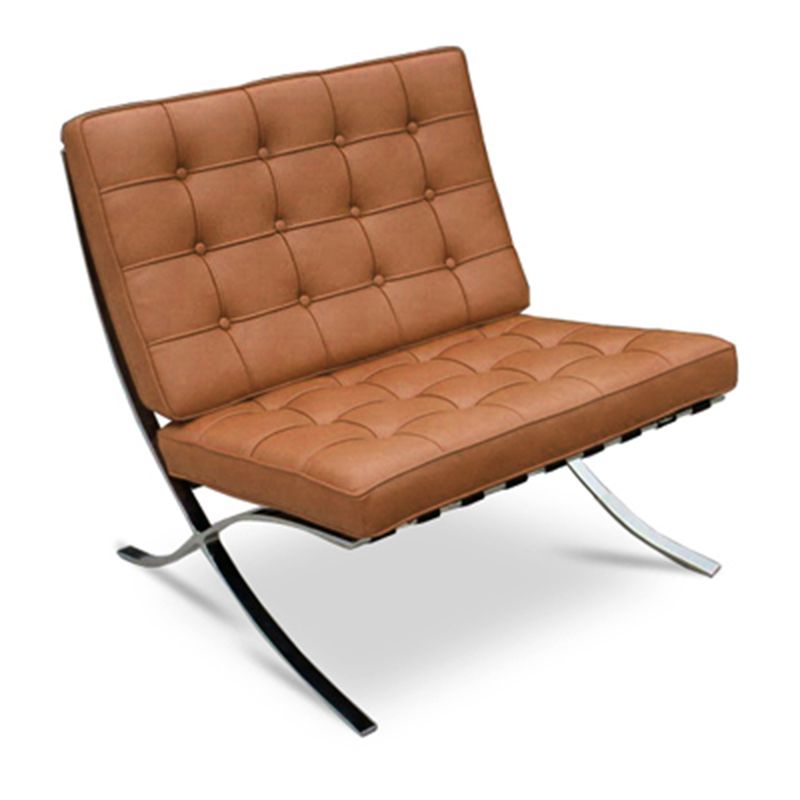 Faux Leather Accent Chair 29.52" L x 30.70" W x 30.70" H Tufted Lounge Chair Clearhalo 'Accent Chairs' 'accent_chairs' 'Chairs & Seating' 'furn' 'furn_accent_chairs' 'Furniture' 'Living Room Furniture' 1200x1200_d9dc5cb9-6bbb-4f25-a75a-97ecf941014e