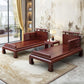 Chaise Tradicional con Brazos y Almohada Brazos Redondos para Salón