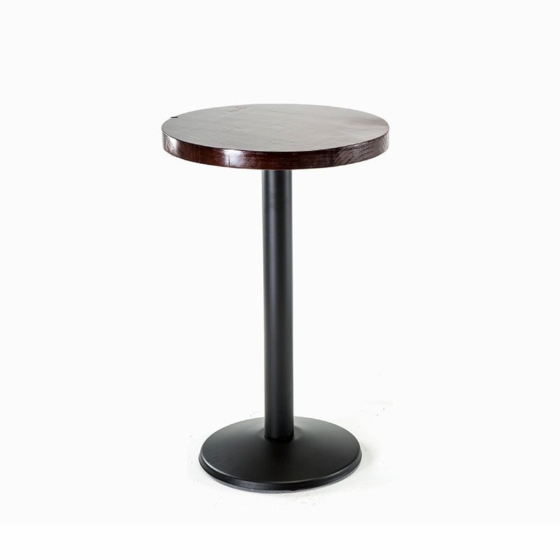 Industrial 1/2/3 Pieces Solid Wood Bar Table Set Round Counter Set Clearhalo 'Bar Furniture' 'furn' 'furn_home_bar_bar_sets' 'Furniture' 'Home Bars & Bar Sets' 'home_bar_bar_sets' 'Kitchen & Dining Furniture' 1200x1200_d9e11a44-c0fa-4a7a-857b-9cde1b259e93