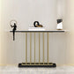 Table de console rectangle contemporaine table de canapé de console finition antique