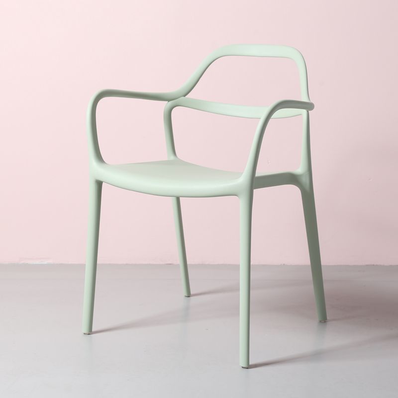 Contemporary Style Plastic Dining Chairs Dining Stackable Chairs for Kitchen Clearhalo ' kitchen&dining_furn' 'Dining Chairs' 'Dining Tables & Seating' 'dining_chair' 'furn' 'furn_dining_chair' 'Furniture' 'furniture_dining_chair' 'Kitchen & Dining Furniture' 'kitchen' 1200x1200_d9e28eb6-8551-4002-bd87-d6367b5ea02f