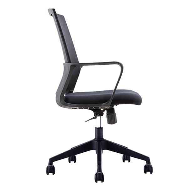 Modern Mid-Back Office Chair Black Frame No Distressing Desk Chair Clearhalo 'furn' 'furn_office_chair' 'Furniture' 'Office Chairs' 'Office Furniture' 'office_chair' 1200x1200_d9e30344-bcb1-4fc2-be56-cdfe95bdf456