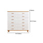 Scratch Resistant Modern Accent Chest with Soft Close Drawers in White