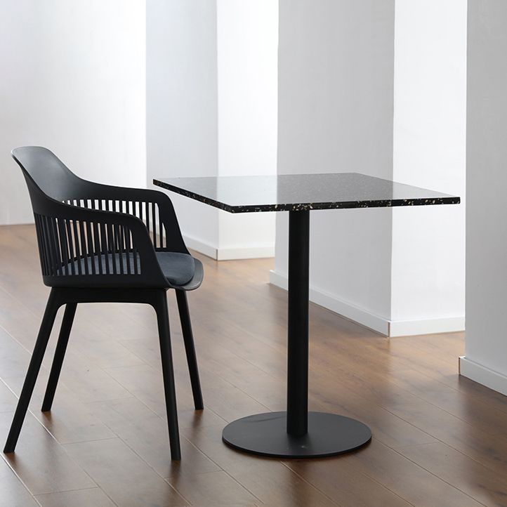 Industrial Style Dining Table Stone Pedestal Dining Site Table for Dining Room Clearhalo ' dining_table' 'Dining Tables & Seating' 'Dining Tables' 'furn' 'furn_dining_table' 'Furniture' 'furniture_dining_table' 'Kitchen & Dining Furniture' 'kitchen&dining_furn' 'kitchen' 'kitchen_dining_table' 1200x1200_d9e51908-e3dc-4f43-bd53-3fbbef1b919e