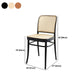 Traditional Dining Chair Solid Wood Cane Back Dining Room Chair