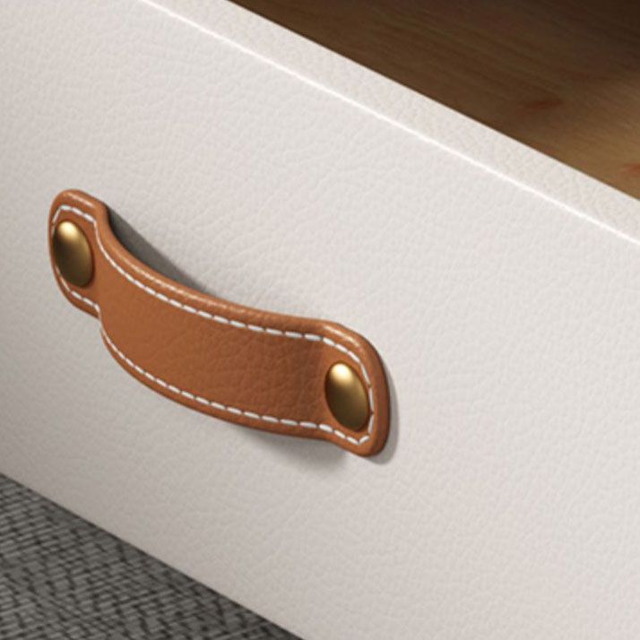 Modernisme 2 laden nachttafel gouden/zwarte benen bed nachtkastje voor slaapkamer