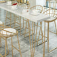 Glam Style Rectangle Counter Set 1/2/3/9 Pieces Solid Wood Bistro Set Clearhalo 'Bar Furniture' 'furn' 'furn_home_bar_bar_sets' 'Furniture' 'Home Bars & Bar Sets' 'home_bar_bar_sets' 'Kitchen & Dining Furniture' 1200x1200_d9e68129-b54f-4297-9eee-645c94401e3e