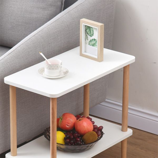 20.87 "Table lateral de estilo contemporáneo de estilo 4 patas Sofá Sofá Mesa de acento