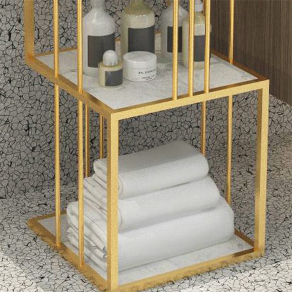 Modern Vertical Etagere Bookshelf Manufactured Wood Shelf Iron Frame Bookshelf Clearhalo 'Bookcases' 'furn' 'furn_bookcases' 'Furniture' 'furniture_bookcases' 'kitchen' 'kitchen_bookcases' 'Living Room Furniture' 'Office Furniture' 1200x1200_d9ec0c87-bdbc-4930-bcce-6cb6f07afd6e