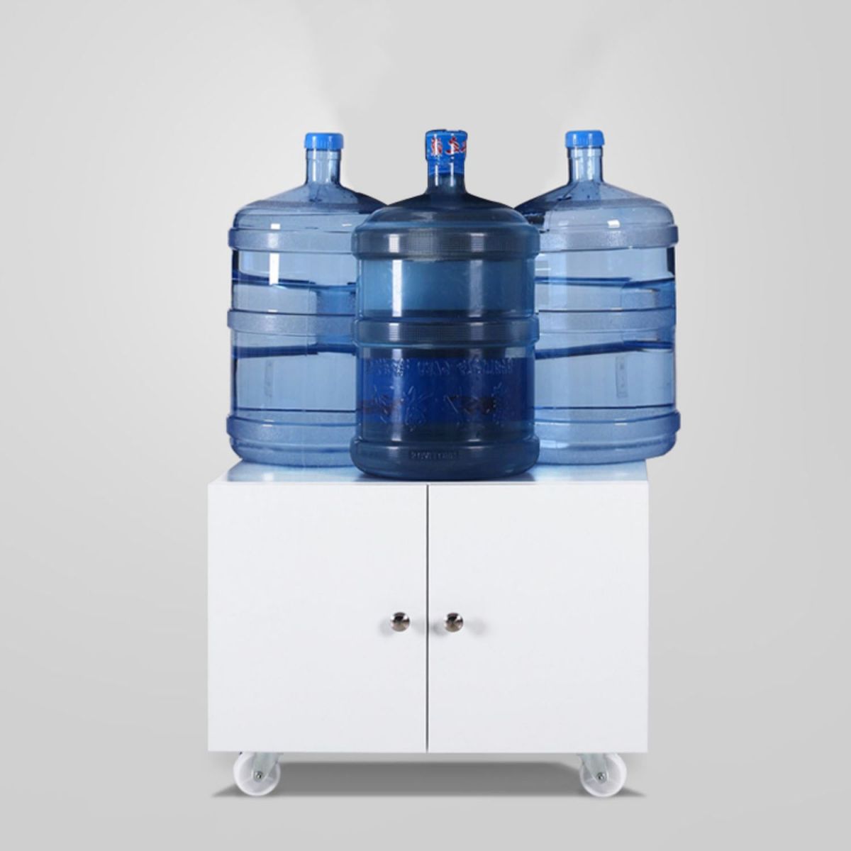 Gabinete contemporáneo de estantes de almacenamiento de acero Archivo con ruedas