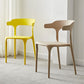 Scandinavian Style Plastic Chair Kitchen Dining Room Open Back Arm Chairs Clearhalo ' kitchen&dining_furn' 'Dining Chairs' 'Dining Tables & Seating' 'dining_chair' 'furn' 'furn_dining_chair' 'Furniture' 'furniture_dining_chair' 'Kitchen & Dining Furniture' 'kitchen' 1200x1200_d9ed6a44-e21c-495a-9cd7-179028692f72