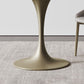 Glam Round Dining Set 1/2/3 Pcs Sintered Stone Dining Table with Armless Chairs Clearhalo 'Dining Room Sets' 'Dining Tables & Seating' 'dining_room_set' 'furn' 'furn_dining_room_set' 'Furniture' 'Kitchen & Dining Furniture' 1200x1200_d9efde01-9739-430a-b9d4-7edde9d9a798