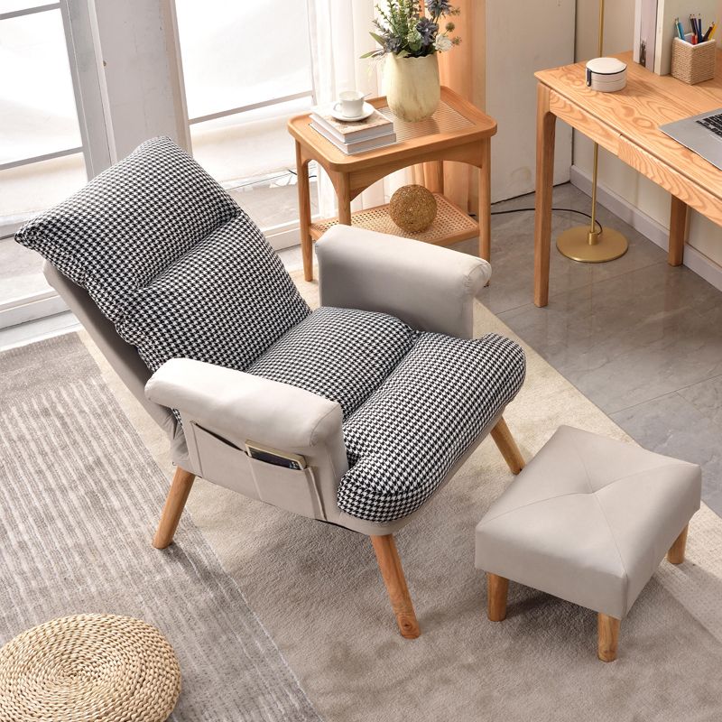 Scandinavian Upholstery Chair Faux Leather Standard Recliner with Footrest Clearhalo 'Chairs & Seating' 'furn' 'furn_recliners' 'Furniture' 'Living Room Furniture' 'Recliners' 1200x1200_d9f06880-a97b-4b77-9926-b56852f14428