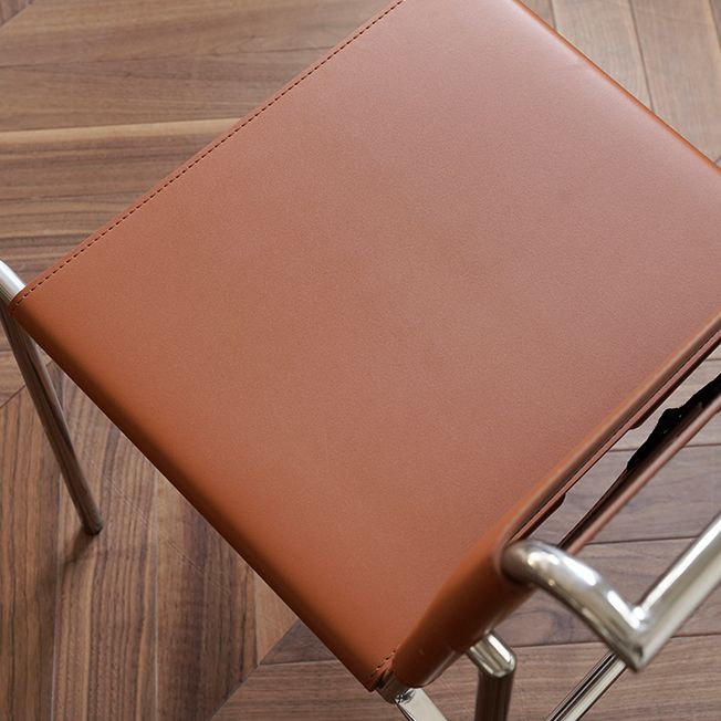 Modern Style Side Chair Faux Leather Open Back Dining Chair for Home Clearhalo 'Dining Chairs' 'Dining Tables & Seating' 'dining_chair' 'furn' 'furn_dining_chair' 'Furniture' 'Kitchen & Dining Furniture' 1200x1200_d9f11c20-19e7-438f-934c-7da08c0ecbd3