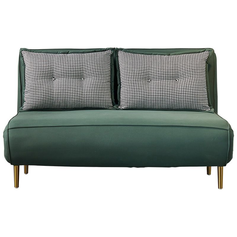 Divani convertibili in finta in pelle in finto 32,67 "divano pieghevole contemporaneo largo contemporanei