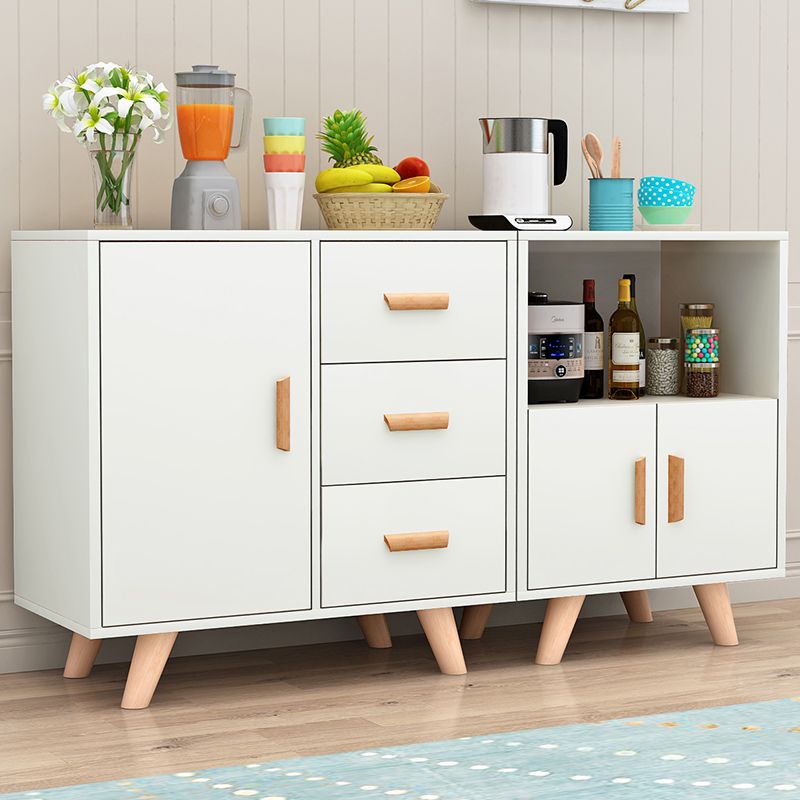 Modern Style Sideboard with Wooden Drawers and Storage Side Board for Dining Room Clearhalo 'buffet_sideboard' 'Buffets & Sideboards' 'furn' 'furn_buffet_sideboard' 'Furniture' 'furniture_buffet_sideboard' 'Kitchen & Dining Furniture' 1200x1200_d9f4519b-c41d-42d6-a27d-4a092e4b23d9