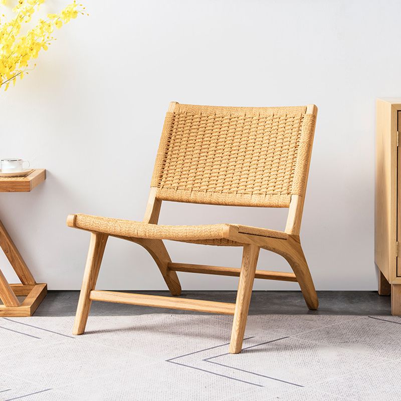 Leather Woven Back Chair Basic Four Leg Lounge Chair for Living Room Clearhalo 'Accent Chairs' 'accent_chairs' 'Chairs & Seating' 'furn' 'furn_accent_chairs' 'Furniture' 'Living Room Furniture' 1200x1200_d9f51d47-c1df-419b-86d8-9b874800f3a3