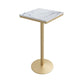 Stone Bar Dining Table Glam Round Bar Table with Pedestal for Dining Room Clearhalo 'Bar Furniture' 'Bar Tables' 'bar_tables' 'furn' 'furn_bar_tables' 'Furniture' 'furniture_bar_tables' 'Kitchen & Dining Furniture' 1200x1200_d9f57527-725e-4e3b-ba75-6876c842ab87