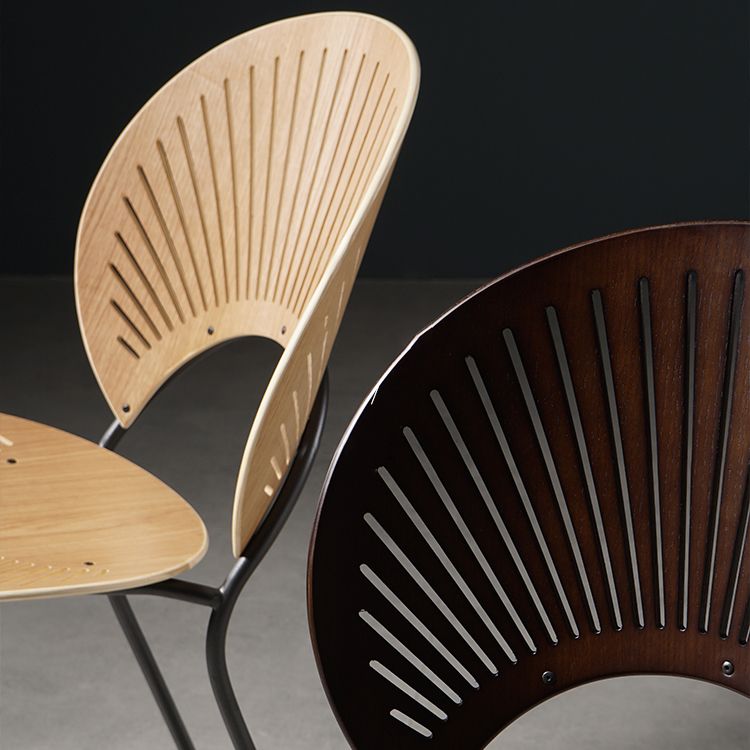 Contemporary Metal Dining Chair for Home Use Open Back Dining Side Chair Clearhalo ' kitchen&dining_furn' 'Dining Chairs' 'Dining Tables & Seating' 'dining_chair' 'furn' 'furn_dining_chair' 'Furniture' 'furniture_dining_chair' 'Kitchen & Dining Furniture' 'kitchen' 1200x1200_d9f60332-9cd3-4316-a117-be6f385d3a86