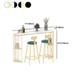 Glam Pub Table Bar Height Oval Bar Table with Double Pedestal for Indoor Use