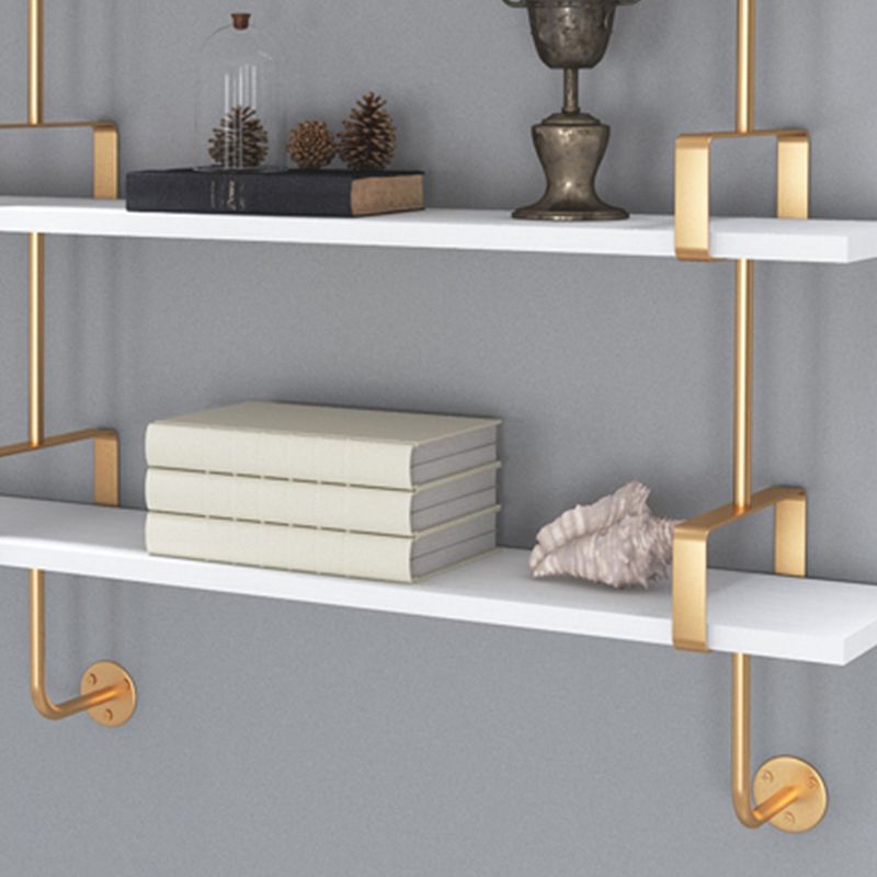 Wand montiert massives Holzbuchhandel modernes Bücherregal mit Regal, 8 "D.