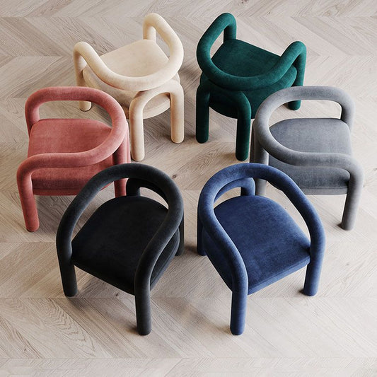 Modern Design Armless Open Back Chairs Fabric Dining Chairs for Home Clearhalo 'Dining Chairs' 'Dining Tables & Seating' 'dining_chair' 'furn' 'furn_dining_chair' 'Furniture' 'furniture_dining_chair' 'Kitchen & Dining Furniture' 1200x1200_d9fc6f88-b219-4982-a5a4-716d5596954f