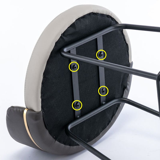 Modern Counter Bar Stool Armless Leather Bar Stool with Footrest Metal Base Clearhalo 'Bar Furniture' 'Bar Stools' 'bar_stools' 'furn' 'furn_bar_stools' 'furniture_bar_stools' 'Kitchen & Dining Furniture' 'kitchen&dining_furn' 'kitchen' 'kitchen_furn' Furniture' 1200x1200_d9fec2f9-be84-4e92-8a6a-c002c28c6ac4