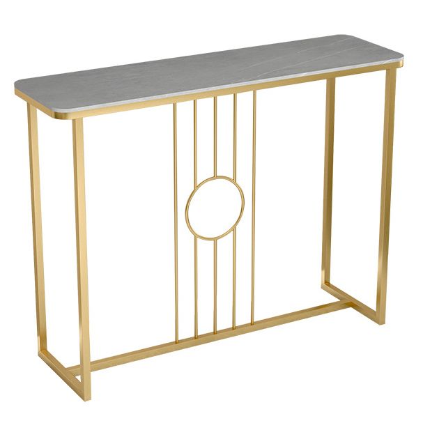 Tabla de acento de consola contemporánea Tabla de sofá de acabado antiguo