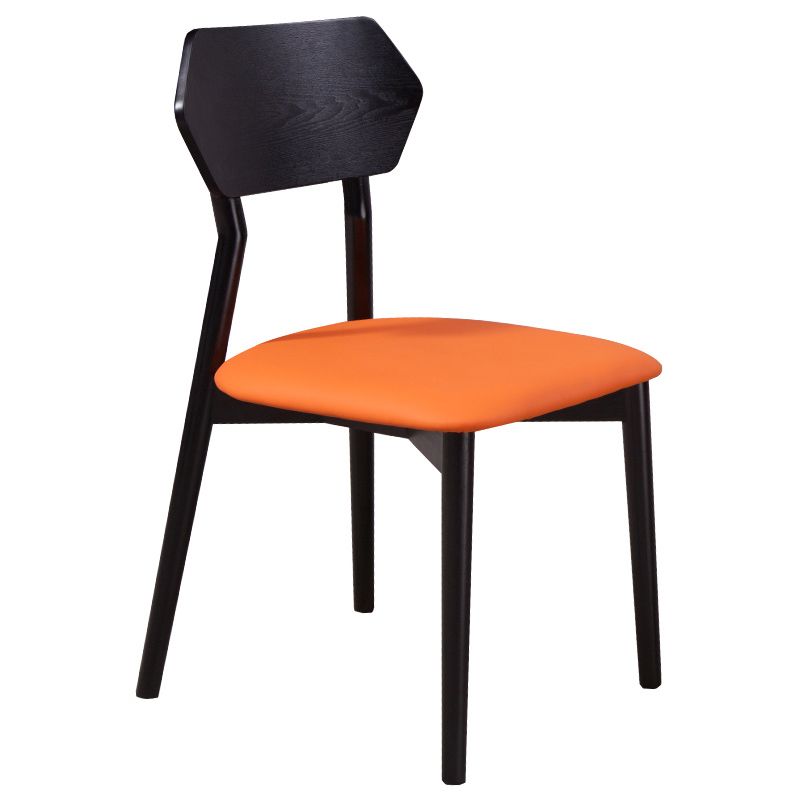 Open rug dineren accentstoel industriële armloze eetkamerstoelen