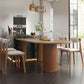 Contemporary Dining Table Solid Wood Table with 3 Legs for Dining Room Clearhalo ' dining_table' 'Dining Tables & Seating' 'Dining Tables' 'Furniture' 'furniture_dining_table' 'Kitchen & Dining Furniture' 'kitchen&dining_furn' 'kitchen' 'kitchen_dining_table' 1200x1200_da02ed5a-4ce8-4fbd-a02b-399eab3ea41a