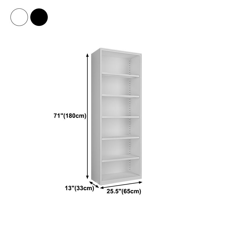 Closed Back Bookshelf Contemporary Style Bookcase for Study Room Office Clearhalo 'Bookcases' 'furn' 'furn_bookcases' 'Furniture' 'furniture_bookcases' 'Office Furniture' 1200x1200_da04d302-ed85-4b38-a86e-99cf9beb028a