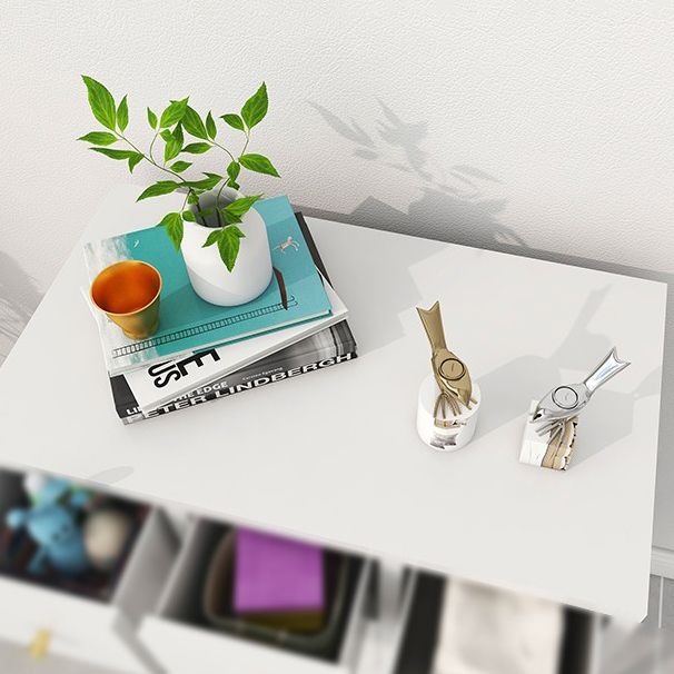 Ligne de salon en acier 38 "H Armoire de serveur buffet moderne avec tiroirs