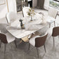 Metal Contemporary Rectangle Dining Table Sintered Stone Dining Table with Pedestal Base Clearhalo ' dining_table' 'Dining Tables & Seating' 'Dining Tables' 'furn' 'furn_dining_table' 'Furniture' 'furniture_dining_table' 'Kitchen & Dining Furniture' 'kitchen&dining_furn' 'kitchen' 'kitchen_dining_table' 1200x1200_da07cd7f-007f-41f1-a762-bbe98c7eae20