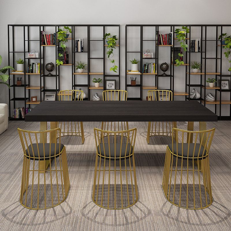 Rectangle Dining Site Table Traditional Luxury Dinette Table with Pine Solid Wood Clearhalo ' dining_table' 'Dining Tables & Seating' 'Dining Tables' 'furn' 'furn_dining_table' 'Furniture' 'furniture_dining_table' 'Kitchen & Dining Furniture' 'kitchen&dining_furn' 'kitchen' 'kitchen_dining_table' 1200x1200_da082551-81ae-44c9-a76c-6cbc63ffc179