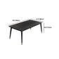 Modern Stone Top Dinette Set 1/2/4/5/7 Pieces Rectangle Dining Table Set in Black Clearhalo 'Dining Room Sets' 'Dining Tables & Seating' 'dining_room_set' 'furn' 'furn_dining_room_set' 'Furniture' 'Kitchen & Dining Furniture' 1200x1200_da083daa-4d51-4fa1-b77b-4f8edb18b229
